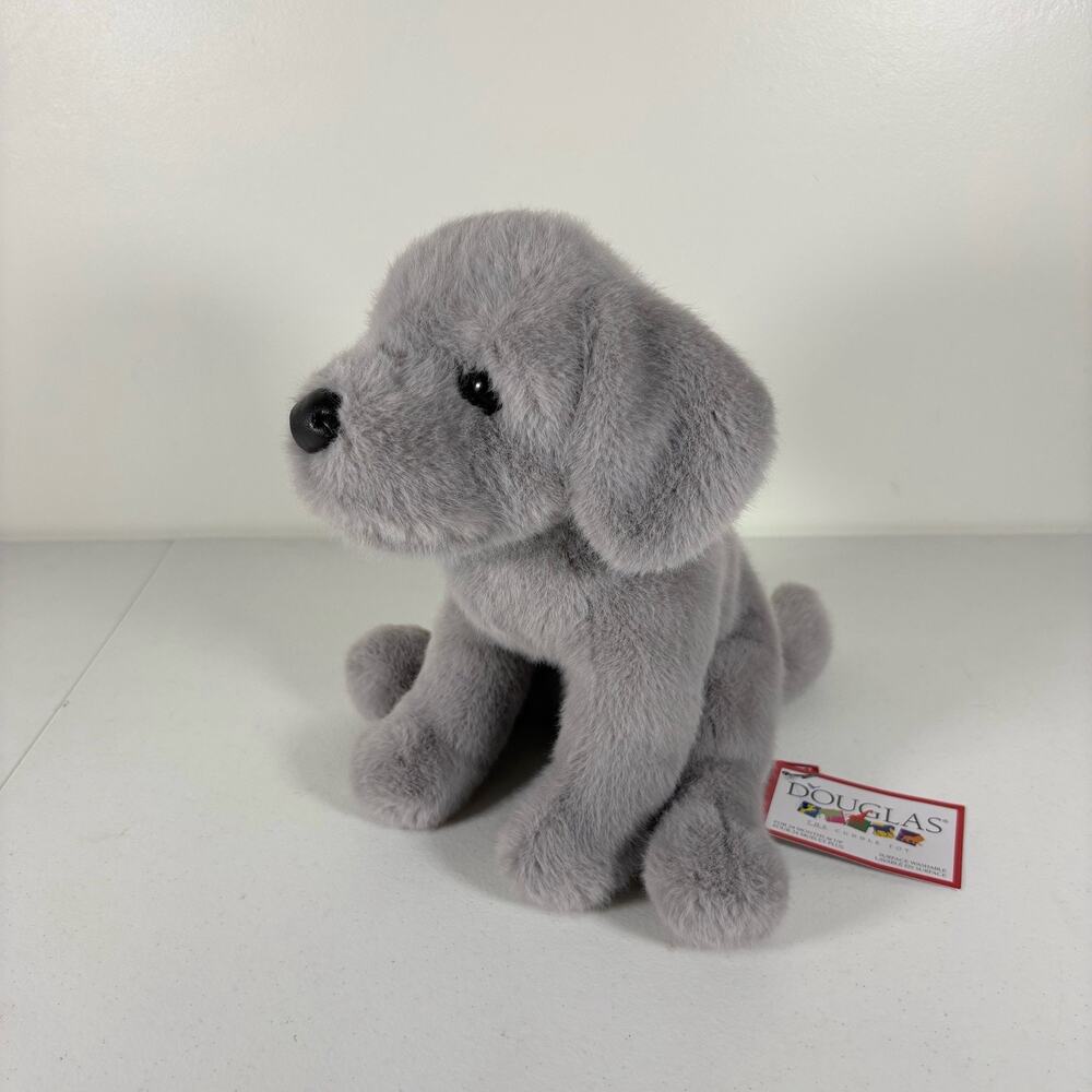 Douglas Argento Silver Lab Plush Stuffed Animal Dog Pup Super soft